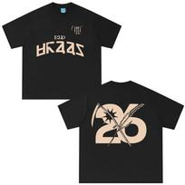 The Black Parade 2026 Turo Marškinėliai Roko Grupė My Chemical RoUnisexce Marškinėliai Unisex Moteriški Drabužiai Harajuku Medvilninis Y2K Viršus Streetwear XL beige