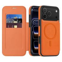 Stand Wireless Charging Flip Purse Case for For Iphone Air 17 Promax 16 Plus 15 14 Pro Max 13 PM 12 Magnetic Leather Case Cards Slot iPhone17 Pro Max