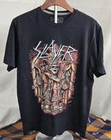 Slayer 2019 Final Campaign World Tour Eddie Bauer Size Medium Unisex T-Shirt XL gray