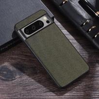 For Google Pixel 8 Pro Case Texture Braided nylon Fiber Protective Cover for Google Pixel 8 Shockproof Matte Case For Pixel 8 žalia