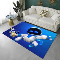 Žaidimas A-Astro Bot Animacinis Robotas Neslystantis Kilimas Svetainei, Miegamajam, Žaidimų Kambariui, Minkštas Kilimas Grindų Kilimėlis Namų Dekoro Kilimas Vaikų Kambariui 120x160cm