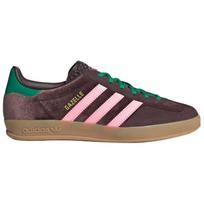 Gazelle Wmns Adidas Originals Indoor 'Tamsiai rudos, rožinės, žalios spalvos aksomo' Moteriški JI2714 38 black