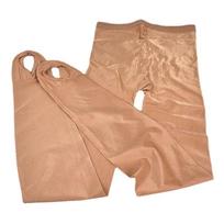 Seksualios moteriškos pėdkelnės su kilpa Blizgios pėdkelnės Striptizo kojinės Lingerie Collant Legging Joga Sportas Šokiai Mada Ootd M(40-65kg) beige