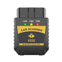 V020 Bluetooth 4.0 2 Car Fault Diagnostic Tool Code Reader For Ios Android Pc Ii Scanner Read&Clear The Fault Codes gray