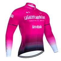 Tour De Giro D'ITALIA Bicycle Cycling Jersey Mountain Bike Jersey Breathable Long Sleeve Bicycle Cycling Jersey Men's Sportswear XXL
