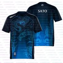VCT 2026 Naujausias Team Leviatán Džersis Spike Sato VALORANT Uniforma Vyrams E-sporto Žaidimų Gerbėjams 3D Spausdinti Marškinėliai Treniruočių Sportinė Apranga Marškinėliai L black