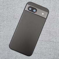 Original Back Glass For Google Pixel 8A 8a,GKV4X G6GPR Battery Cover Rear Door Housing Panel With Camera Glass Lens Frame +Logo juoda
