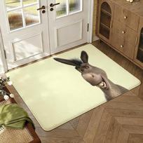 S-Shrek TV Floor Mat Soft Thickened Absorbent Non-Slip Bedroom Living Room Door Mat Home Decor Flannel Rugs 100x150cm