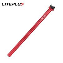LITEPLUS SP01 Lightweight Aluminum Alloy Seatpost Folding Bike 33.9mm X 600mm Black Red Purple Pink Pink 33.9x600mm pink