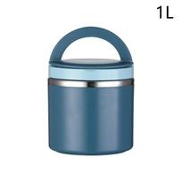 630/1000 ml maisto terminio indo izoliuotos sriubos puodelio termoso indai iš nerūdijančio plieno pietų dėžutės, palaikykite karštą moksleiviams L mėlyna