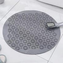 Round Bathroom Non Slip Mat Waterproof Shower Mat for Bathroom Toilet Hotel Bathtub Ideal for Showering and Bathing