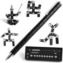 Transformable Toy Pen Decompression Magnetic Metal Pen Multifunction Writing Magnet Ballpoint Pen Gift DIY for Kids or Friends juoda