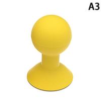 Spalvingas universalus telefono laikiklio stovas Monopod mobilusis telefonas silikoninis guminis aštuonkojis Sucker Ball stovas Mobilaus telefono stovas A3 yellow