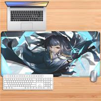 Game Zenless Zone Zero ZZZ Hoshimi Miyabi teclado mousepad Mouse Mat DeskMat With Pad Gaming Accessories Prime Gaming mouse pad 30x60cm