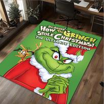 Grinčo Kalėdinis kilimas Biuro dekoratyvinis kilimas Svetainei Miegamajam Durų kilimėlis Grindų kilimas Kompiuterio kėdės plotas Kilimas puiki šventinė dovana 40x60cm( 15x23in ) white
