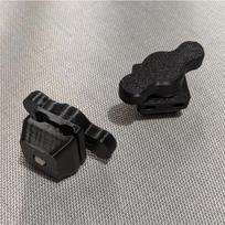 A Pair For Keder/Kador Fig 8 K-CLAMPS Fit Standard 6mm X 6mm Driveaway Outdoor Camping Awning ABS Plastic Clamps AccessoriesGood product 2pcs black
