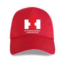 Case Ih International Harvester Classic Logo Agriculture Unisexs Kassual Style Bouting beisbolo kepuraitės red