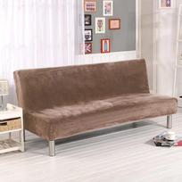 Velvet pliušinis berankis sofos lovos užvalkalas Sulankstomas sėdynės užvalkalas Modernus tamprus sofos lovos užvalkalas Elastinis sofos apsauginis namas Z Size 150-185 cm