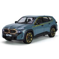 1/24 BMW XM visureigis žaislinis automobilio modelis, lydinio liejinys, traukiamas atgal su garsu, valdoma masteliu, modelio transporto priemonės žaislai berniukams, suvenyrų dovana mėlyna