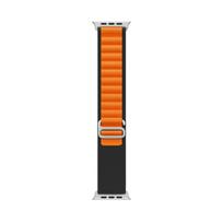 „Alpine Loop“ apyrankė skirta „Apple Watch Series Ultra“ 7 6 3 Se 8 5 4 3 2 „Iwatch“ apyrankė 45 mm 49 mm 41 mm 44 mm 40 mm nailono apyrankė 42mm-44mm-45mm orange