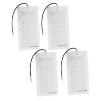 2 sėdynės 4 trinkelės 3 lygiai 12V automatinis šildymas sėdynės užvalkalas žieminis šildomas pagalvėlė automobilio šildomos sėdynės pagalvėlės anglies pluošto universalus white