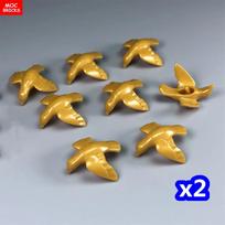MOC Plytos Džiunglių Krūmynas Miško Gyvūnas Beždžionė Ožka Žirafa Paukštis Pelėda Priedai Statybinės Plytos Draugų Žaislai Dovanos beige