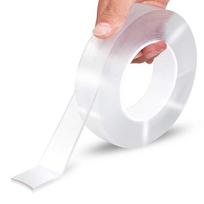 Nano Vienašalė Akrilinė Juosta 1M-10M Skaidri Vandeniui Atspari Plaunama - Itin Stipri Dekoravimui Virtuvė Vonios Kambarys 20mm&10M&0.5mm