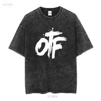 Otf Tik Šeima Lil Durk Marškinėliai Reperis Hiphopas Gerbėjams Visų Dydžių S 4XL vintage Skalbtas Laisvalaikio Grafinis Stilingas 4XL black