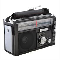 Didelio jautrumo retro nešiojamas belaidis „Bluetooth“ radijo imtuvas, trijų juostų radijas, TF kortelė / USB MP3 skaitmeninis grotuvas, FM žymeklis juoda