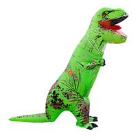Pripučiamas tiranozauro kostiumas suaugusiems ir vaikams – dinozauro kostiumas Child 120-150cm beige
