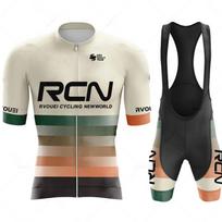Komanda 2026 Vyriškas vasaros trumpomis rankovėmis dviračių marškinėlių rinkinys MTB Maillot Ciclismo drabužiai Dviračių apranga Kvėpuojanti dviračių apranga 3XL beige