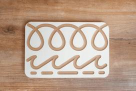 Montessori grafomotorikos lenta vaikams nuo 9 mėnesių, MDF