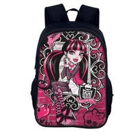Monster High pradinės mokyklos kuprinė, Vaikų Elfų vidurinės mokyklos kuprinė KTB Genie High School New 15 Single Backpack black