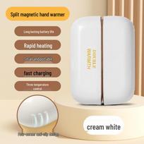 Two-in-One Magnetic Detachable Portable Hand Warmer brown