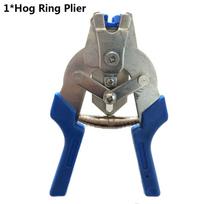 Durable Wire Fencing Mesh Cage Hog Ring Plier Bird Chicken M Clips/Staples Hand Tools Hog Ring Plier gray