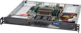 Ernitec 1U Server - i7-12700, 16GB,  1TB, 2x2.5GbE, IPMI, 1x350W,