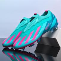 Nauji Vyriški Futbolo Batai Su Dygliukais Lauko Sporto Treniruotėms Kvėpuojantys Futbolo Batai Ilgi Dygliukai FG Berniukams Neslystantys Varžyboms Patogūs 39 blue