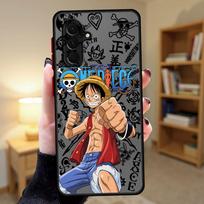 Telefono dėklas, skirtas Samsung Galaxy A73 A33 A14 A23 A52S A72 A54 A16 A15 A35 A53 A56 A55 A34 A36 A17 A52 One Piece Luffy Mielas Galaxy A73 5G