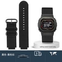 DW-H5600 Modifikuotas Vandeniui Atsparus Nailono Drobės Laikrodžio Dirželis Pakeitimas G-SHOCK Casio Mažas Blokas DW-H5600 Vyrams Laikrodžio Dirželis 16mm 18mm black