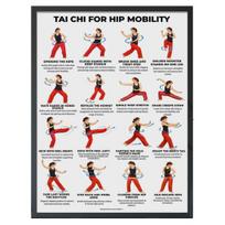 Tai Chi Kėdės Treniruotės Plakatas Be Rėmo Tai Chi Rutinos Plakatas Aiškios Vizualinės Instrukcijos Sėdimosios Treniruotės Lentelė Senjorams Pradedantiesiems Švelni Kėdė T