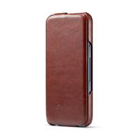 Retro odinis telefono dėklas, skirtas iPhone 17 Pro Max 17 Air 17Pro 17, vertikalus atverčiamas, natūralios odos, kietas galinis dangtelis Funda iPhone17 brown
