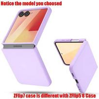Skirta Samsung Galaxy Z Flip 7 skysto silikono dėklas, saldainių spalvos, itin plonas, odos pojūtis, vyrams, moterims, dangtelis, skirtas Samsung Z Flip 6 5 4 3 7 FE Galaxy Z Flip7