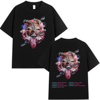 Theodora Boss Lady Tour 2026 Koncertiniai marškinėliai Unisex Moteriški Hip Hop Mados Marškinėliai Laisvalaikio Medvilniniai Trumpomis Rankovėmis Marškinėliai Streetwear 4XL gray