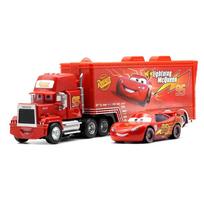 Disney Pixar Cars ir sunkvežimio rinkinys | Žaibo Makvyno dėdės Macko modeliniai sunkvežimiai Lenktyninis automobilis | Gimtadienio šventės dovana berniukams