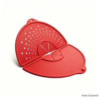 Silikoninis sulankstomas puodo dangtis: Atsparus aliejaus purslams ir skalbiamas mašinoje, tinka 12 colių ir mažesnėms keptuvėms 35.5 x 32 x 0.5 cm / 240g