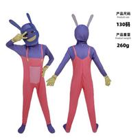 Magijos skaitmeninio cirko cosplay kostiumas Pomni Pamni klouno cos kostiumas children 130 blue