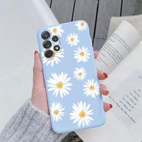 Mielas dėklas Samsung Galaxy A32 4G A32 5G telefonui Širdelė Silikoninis Minkštas Bamperis Samsung A52 A53 A23 Dangtelis Gėlė Ramunėlė Samsung A32 5G