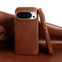 Alyvos ir vaško natūralios odos dėklas Google Pixel 9 Pro XL Pixel10ProXL 9A 8A 7A 6A 6 7 8 Pro apsauginiam korpusui, galinis dangtelis Genuine Leather&Google Pixel 10