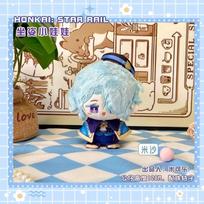 Honkai Star Rail Plush Keychain Black Swan Robin Firefly Acheron Sparkle Sampo Sunday Soft Doll Kids Toy Gift 12cm