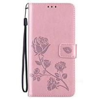 Odinis atverčiamas dėklas, skirtas Samsung Galaxy A13 A23 A33 A53 5G A73 A03 Core A12 A52S A22S A32 A51 M33 M53, knygos tipo piniginė, magnetinis dangtelis A52S 5G ryškiai rožinė